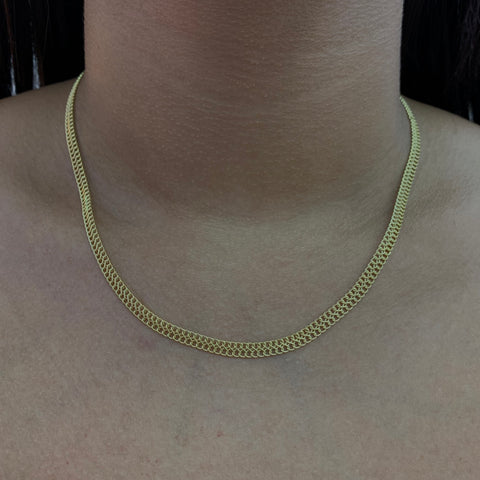 Cadena Italy Sedusa Oro amarillo 18k 4,93 Gr / 4,2 mm / 45 Cm *