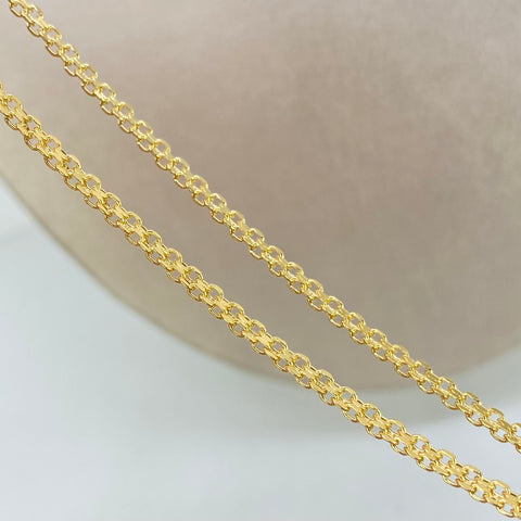 Cadena China Oro amarillo 18k 2,88 Gr / 2,3 mm / 45 Cm †