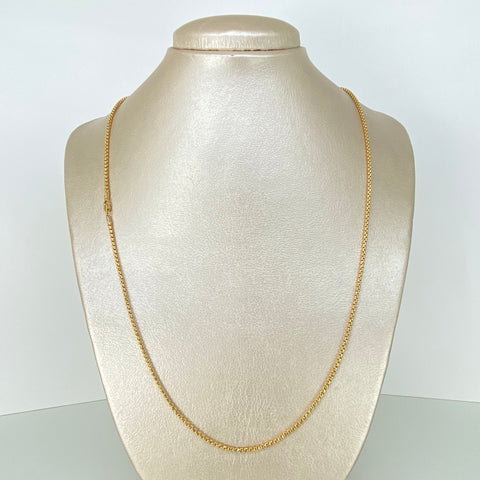 Cadena ● Veneciana Oro amarillo 18k +3 / 7,26 Gr / 1,9 mm / 60 Cm †