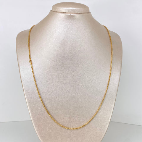 Cadena ● Veneciana Oro amarillo 18k +1 / 7,54 Gr / 1,7 mm / 60 Cm †