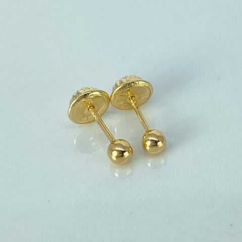 Topos Bolas Lisas Oro amarillo 0,4 Gr / 3 mm †