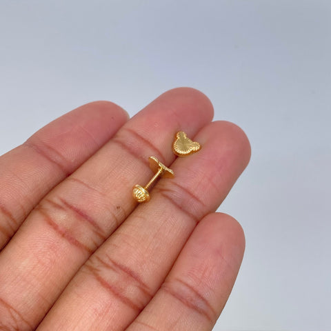 Topos Raton Diamantados Oro amarillo 0,75 Gr / 8 mm *