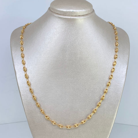Cadena GC Diamantado Tornillo CT Oro amarillo 18k 14,06 Gr / 4,4 mm / 60 Cm †