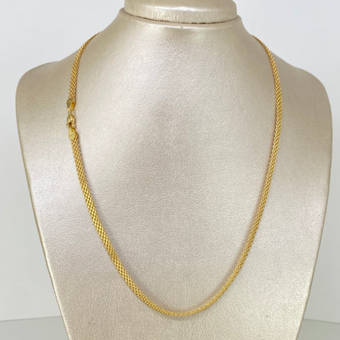 Cadena ● China Oro amarillo 18k 6,22 Gr / 4,2 mm / 50 Cm