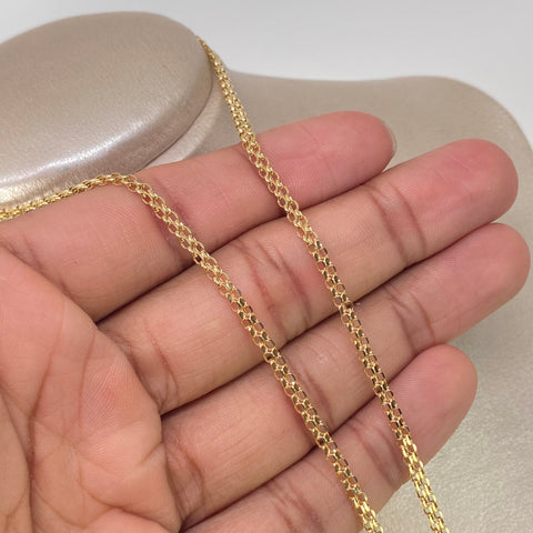 Cadena ● Chino Oro amarillo 18k 3,11 Gr / 2,7 mm / 50 Cm