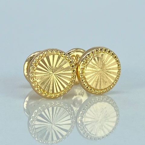 Topos Circulos Diamantados Oro amarillo 0,5 Gr / 5,5 mm †