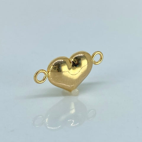 Herraje Corazon Oro amarillo 18k 0,61 Gr / 1,9 Cm  *