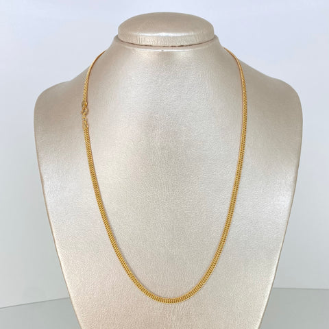 Cadena ● Sedusa Oro amarillo 18k 4,39 Gr / 3 mm / 50 Cm