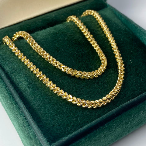Cadena Italy Franco Oro amarillo 18k +2 / 11,68 Gr / 2,5 mm / 60 Cm