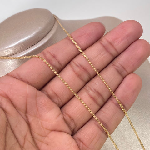 Cadena ● China Oro amarillo 18k 3,32 Gr / 1,4 mm / 60 Cm †