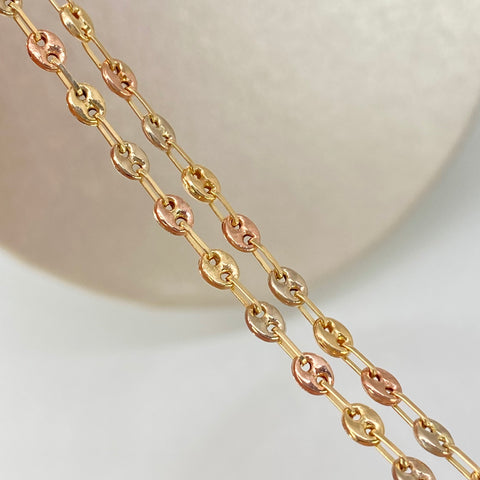 Cadena GC Tres oros 18k 3,35 Gr / 3,3 mm / 60 Cm *