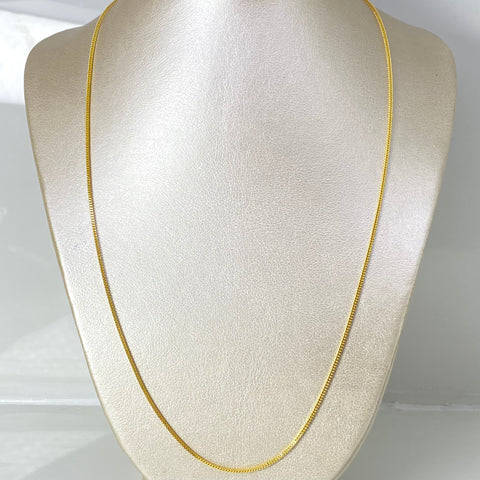 Cadena Italy Franco Oro amarillo 18k +2 / 4,48 Gr / 1,4 mm / 60 Cm