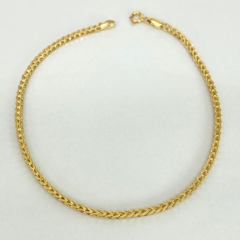 Pulso ● Franco Oro amarillo 18k +2 / 2,85 Gr / 2 mm / 20,8 Cm *