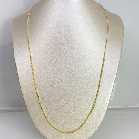 Cadena Italy Franco Oro amarillo 18k +2 / 4,48 Gr / 1,5 mm / 60 Cm *
