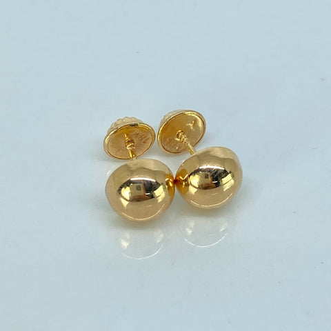 Topos Media Bolas Lisas Oro amarillo 0,73 Gr / 7 mm *