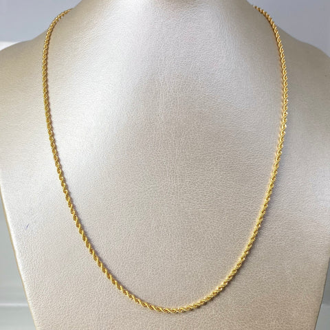 Cadena Italy Lazo Oro amarillo 18k +1 / 2,81 Gr / 2 mm / 50 Cm