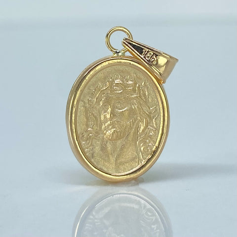Dije Rostro Jesus Oro amarillo 1,02 Gr / 2,6 Cm †