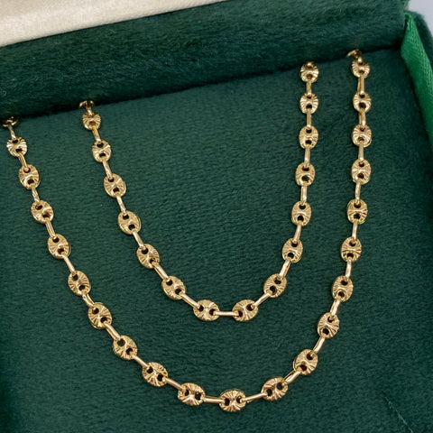 Cadena GC Diamantada Oro amarillo 18k 5,67 Gr / 3,1 mm / 46 Cm