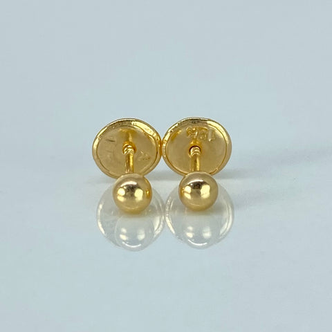Topos Bolas Lisas Oro amarillo 0,4 Gr / 3 mm *