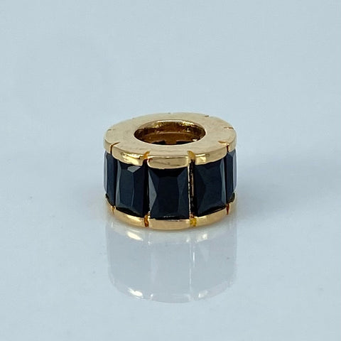 Herraje Cilindro Circones Negros Oro amarillo 0,95 Gr / 0,3 Cm †