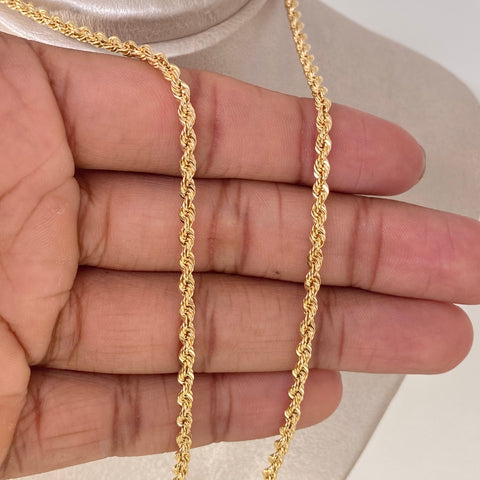 Cadena ● Lazo Oro amarillo 18k +1 / 7,45 Gr / 3 mm / 50 Cm †