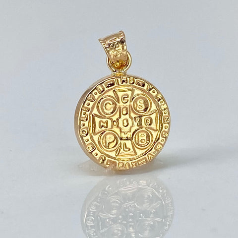 Dije San Benito Oro amarillo 18k 0,6 Gr / 1,7 Cm *