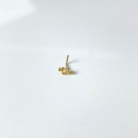 Piercing Serpiente Oro Amarillo 18k (Joya) / 0,26 gr / 7,0 mm / (Nariz )