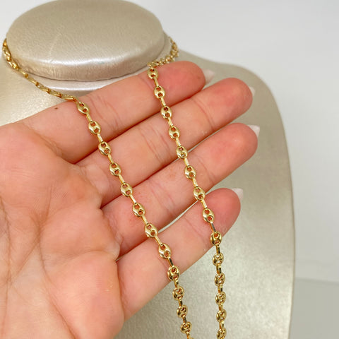 Cadena GC Oro amarillo 18k 5,92 Gr / 4 mm / 45 Cm †