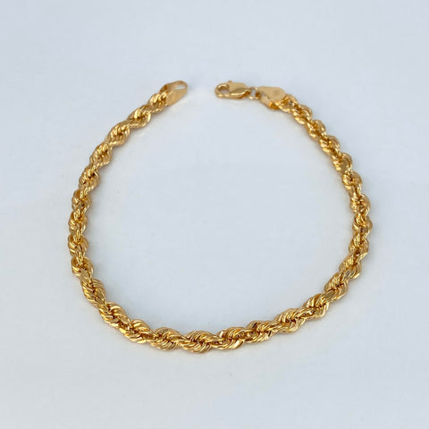 Pulso ● Lazo Oro amarillo 18k +1 / 5,74 Gr / 4,2 mm / 20 Cm