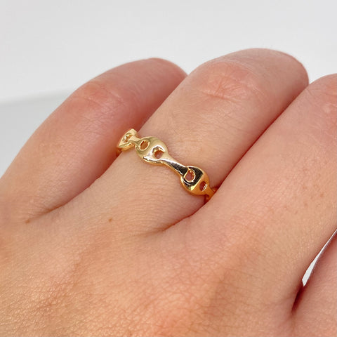Anillo GC Oro amarillo / Talla 7 1/2 / 1,47 Gr †