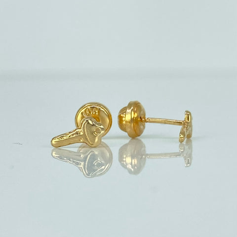 Topos Llave Oro amarillo 18k 0,54 Gr / 4 mm  *