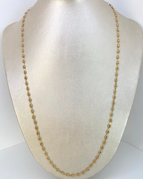 Cadena GC Oro amarillo 18k 6,12 Gr / 3,1 mm / 60 Cm *