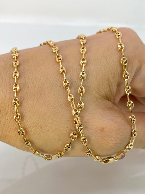 Cadena GC Oro amarillo 18k 6,12 Gr / 3,1 mm / 60 Cm *