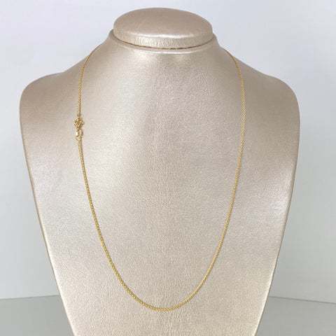 Cadena ● China Oro amarillo 18k 2,75 Gr / 1,4 mm / 50 Cm †