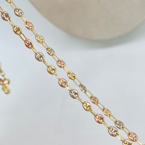 Cadena GC Tres oros 18k 4,10 Gr / 3,3 mm / 45 Cm *