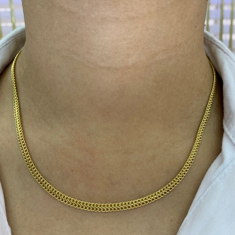 Cadena Italy Sedusa Oro amarillo 18k 7,02 Gr / 4,2 mm / 45,5 Cm *