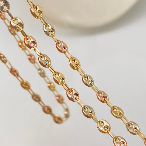 Cadena GC Tres oros 18k 5,20 Gr / 3,3 mm / 50 Cm