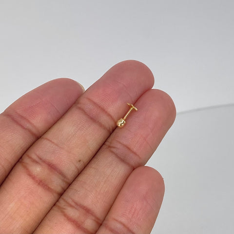 Piercing Estrella / Oro Amarillo 18k (Joya) / 0,3gr / 4.7mm / (Oreja) †