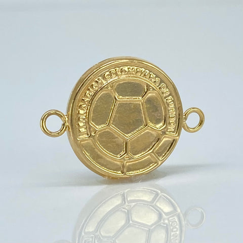 Herraje Balon Futbol Oro amarillo 1,18 Gr / 2,2 Cm *