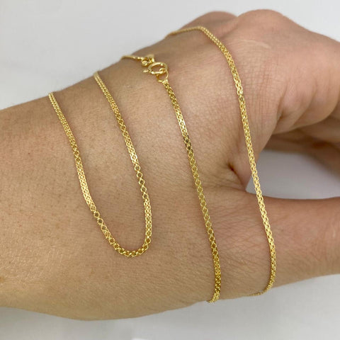 Cadena Italy China  Oro amarillo 18k +1 / 1,56 Gr / 1 mm / 45 Cm