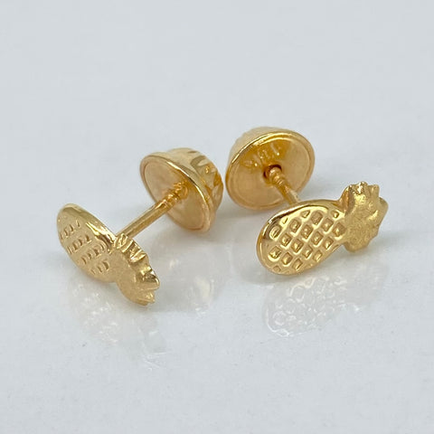 Topos Piña Oro amarillo 18k 0,55 Gr / 4,5 mm *
