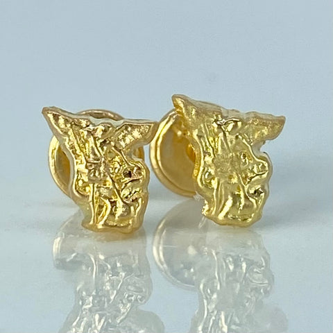 Topos San Miguel Arcangel Silueta Oro amarillo 0,6 Gr / 6,3 mm †