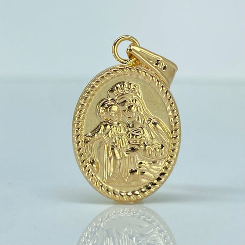 Dije Virgen Del Carmen Oro amarillo 2,01 Gr / 3,5 Cm *