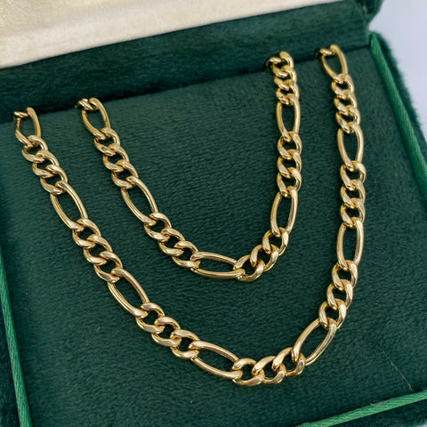 Cadena ● Tres Por Uno 3X1 CT Oro amarillo 18k 13,70 Gr / 4 mm / 60 Cm *