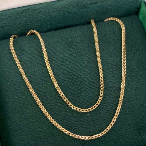 Cadena ● Franco Oro amarillo 18k +2 / 2,73 Gr / 1,4 mm / 45 Cm