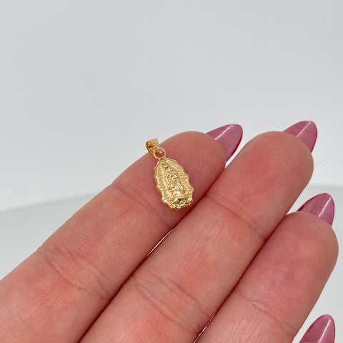 Dije Silueta Virgen Guadalupe Oro amarillo 0,45 Gr / 1,8 Cm †