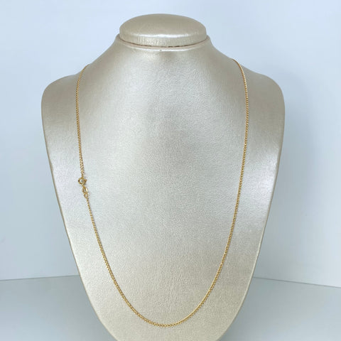 Cadena ● Cubana Oro amarillo 18k 2,73 Gr / 1,6 mm / 60 Cm †