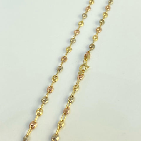 Cadena GC Tres oros 18k 4,55 Gr / 3,3 mm / 45 Cm *