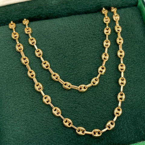 Cadena GC Diamantada Oro amarillo 18k 5,75 Gr / 3,3 mm / 45 Cm *