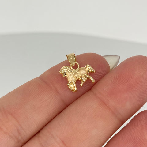 Dije Caballo Oro amarillo 18k 0,53 Gr / 1,2 Cm *